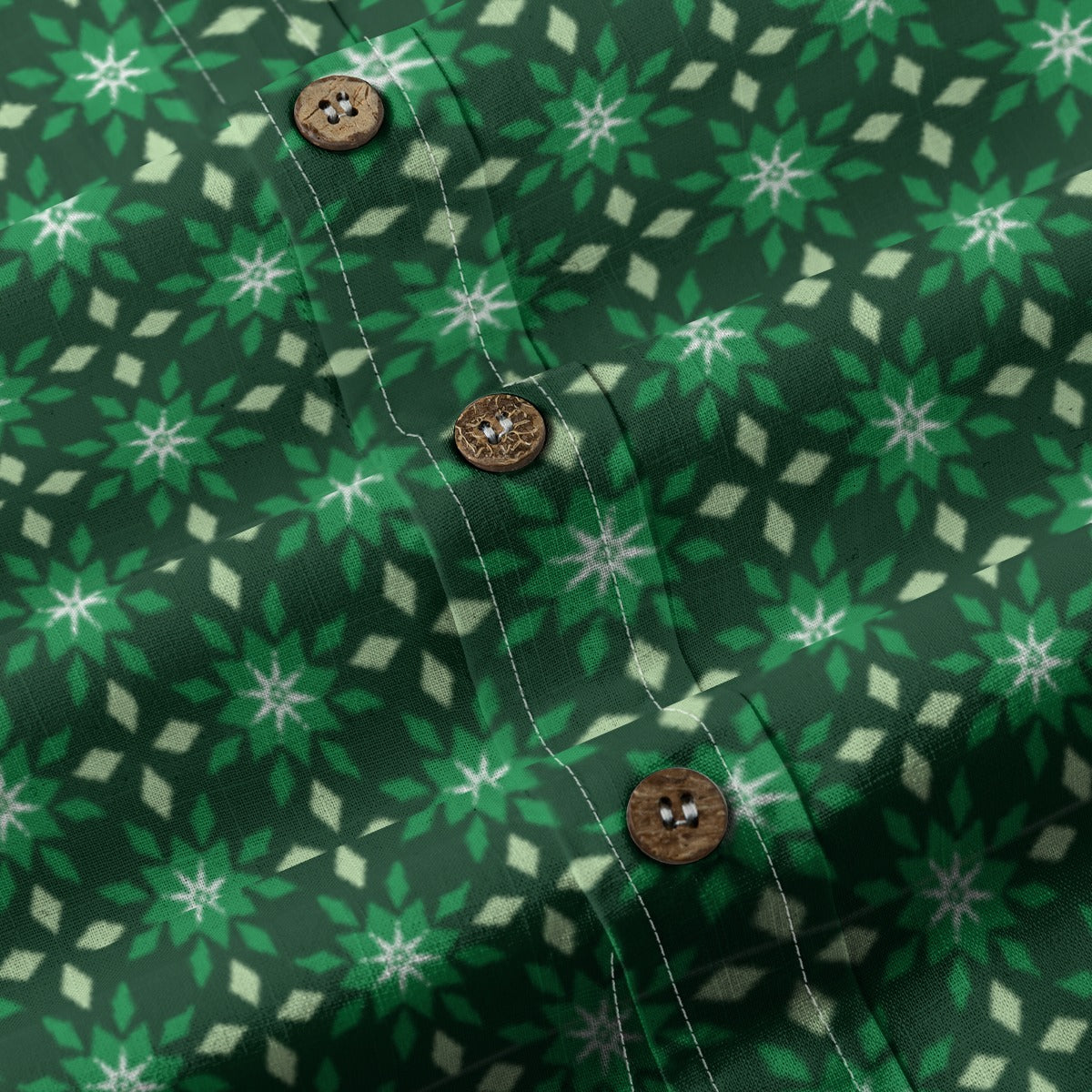 Men's Cotton Button-Up Shirt