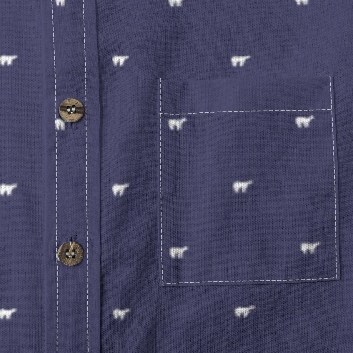 Kids' Cotton Button-Up Shirt