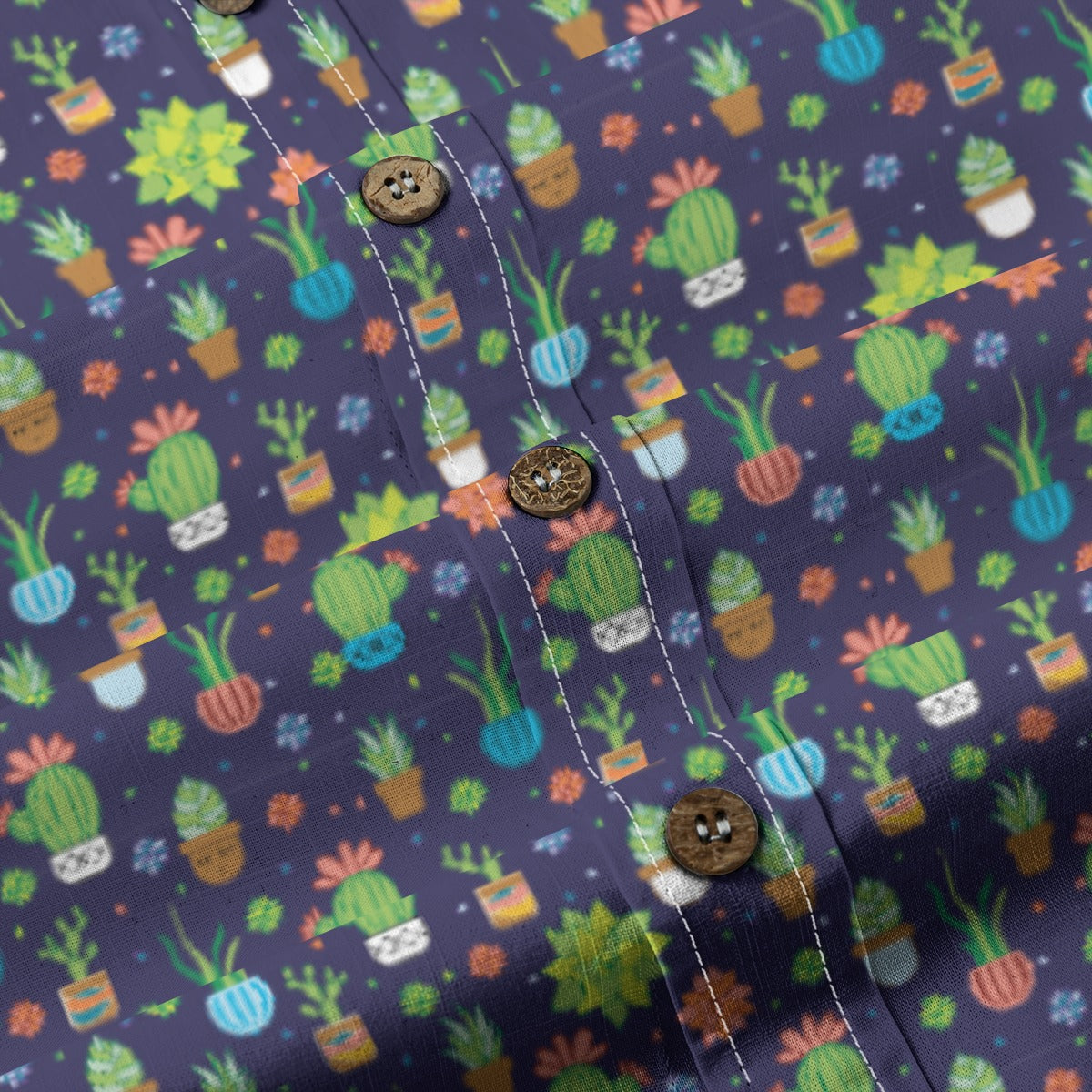 Kids' Cotton Button-Up Shirt