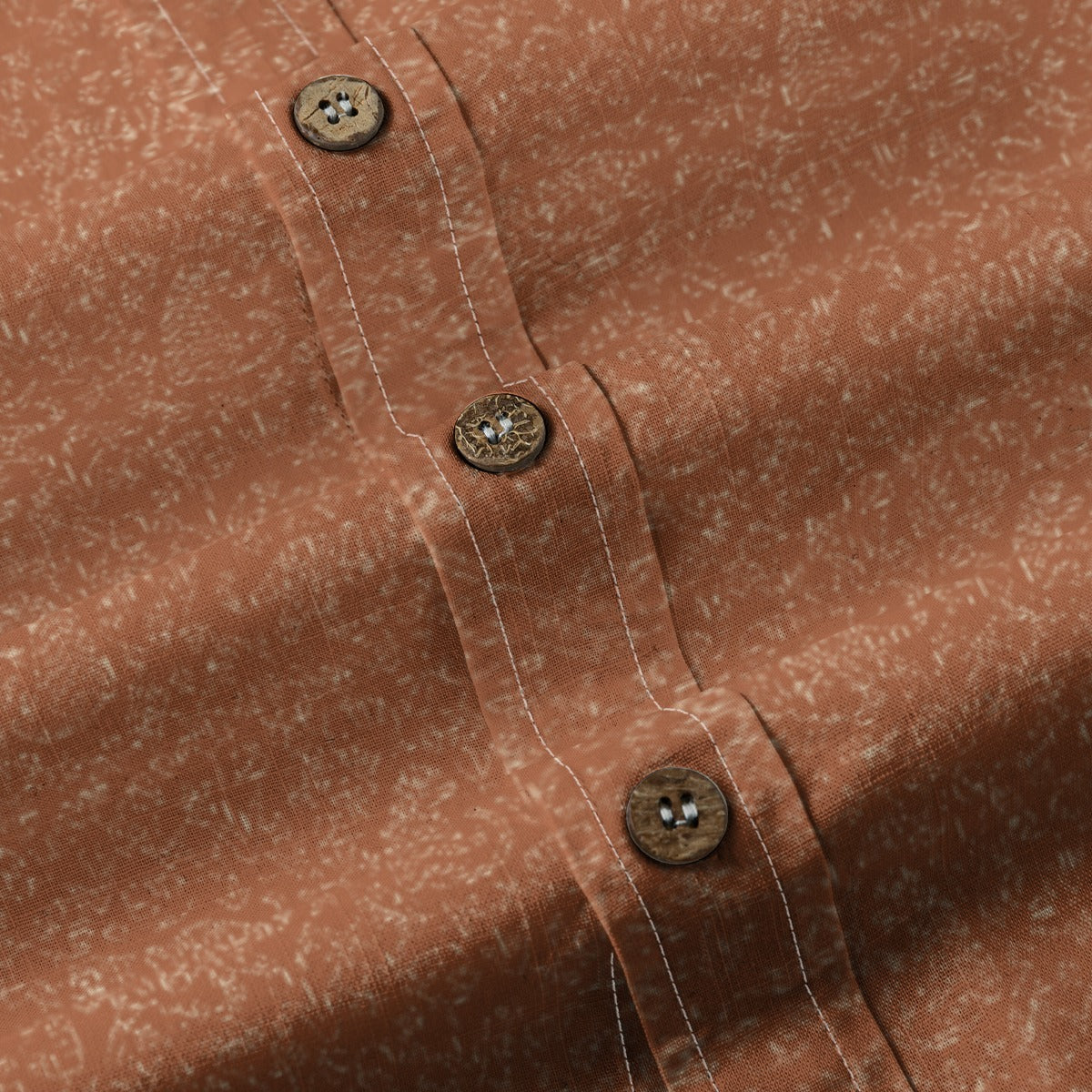 Men's Cotton Button-Up Shirt