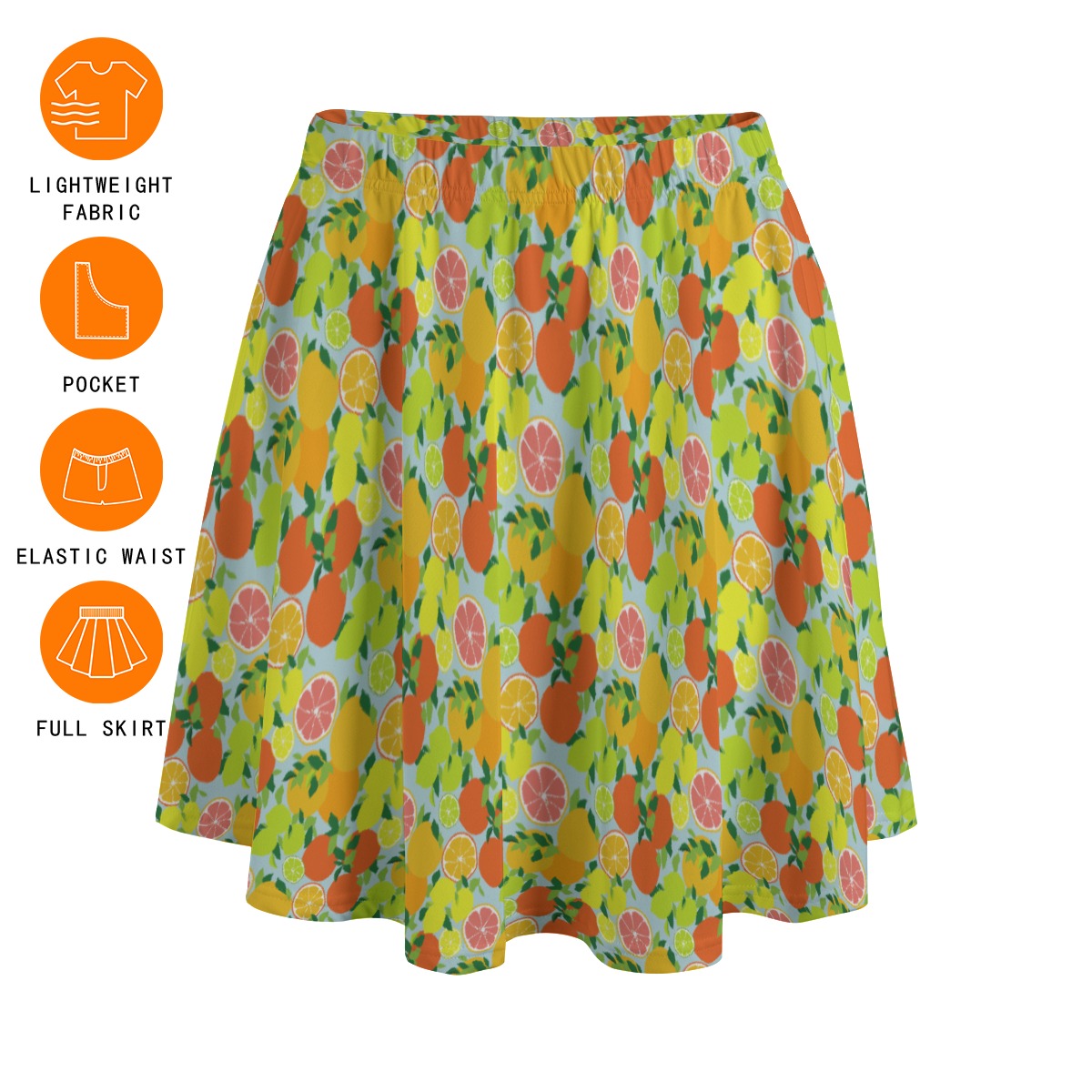 Women's Skater Skirt with Pockets