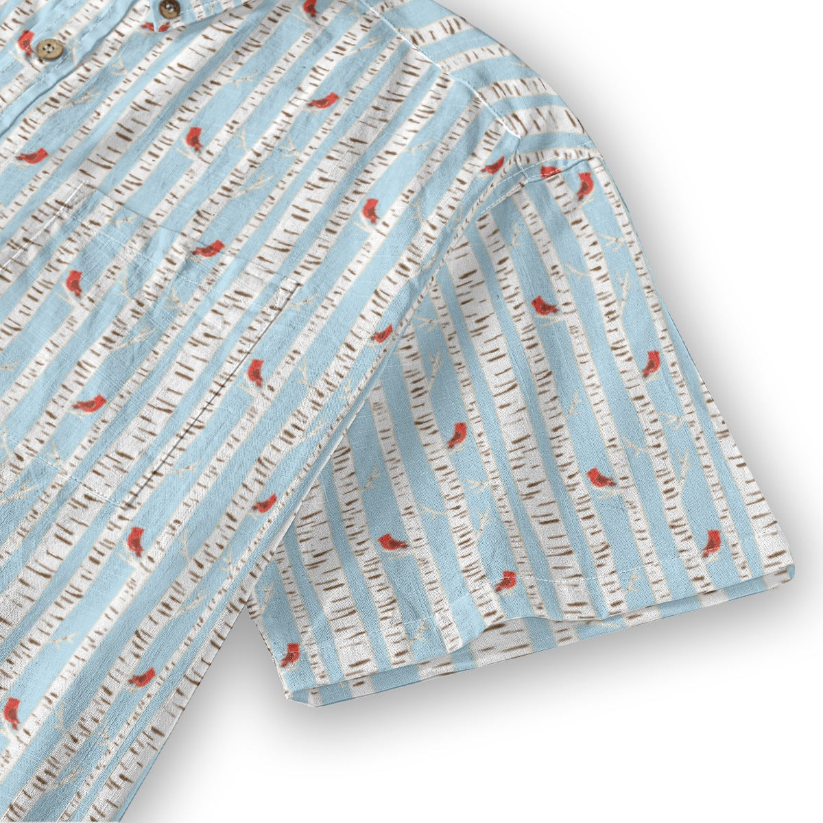 Men's Cotton Button-Up Shirt