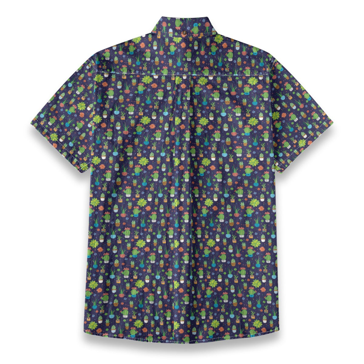 Men's Cotton Button-Up Shirt