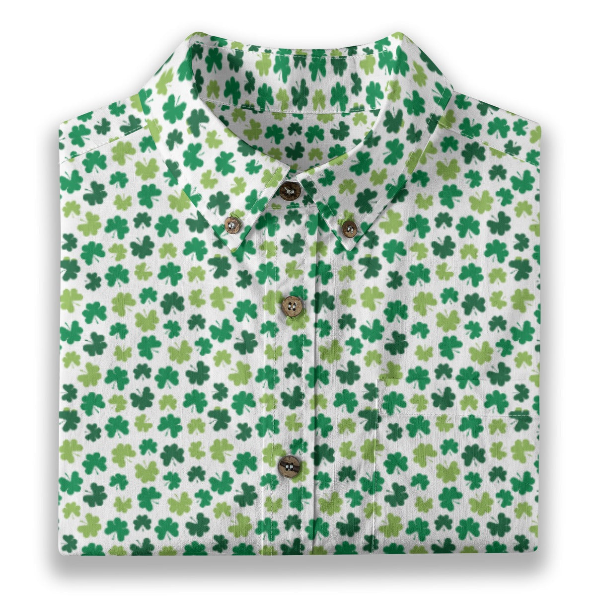 Men's Cotton Button-Up Shirt