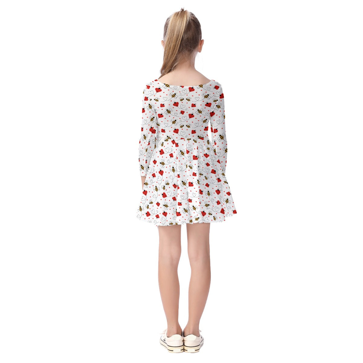 Kids' Long-Sleeve Twirl Dress