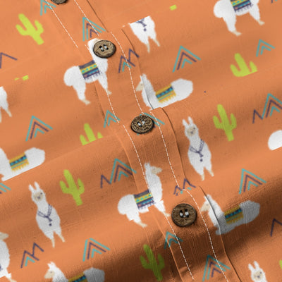 Kids' Cotton Button-Up Shirt