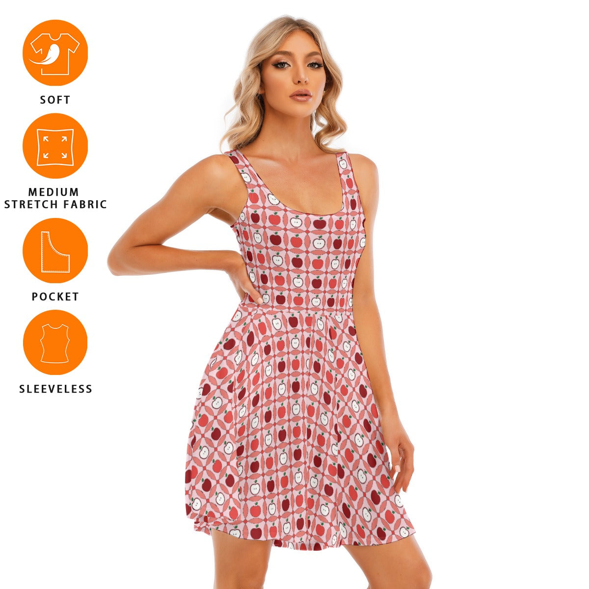 Women's Sleeveless Twirl Dress
