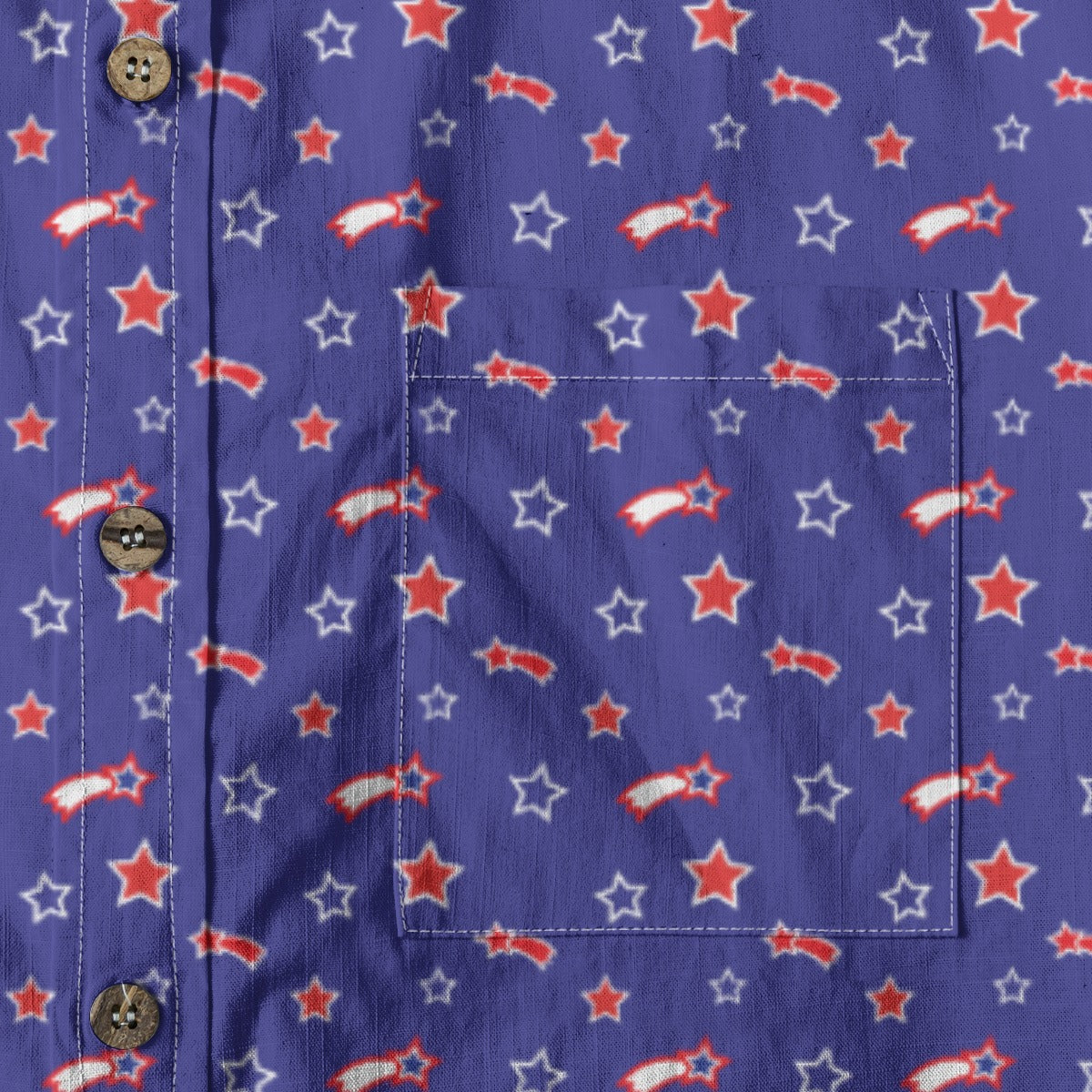Men's Cotton Button-Up Shirt