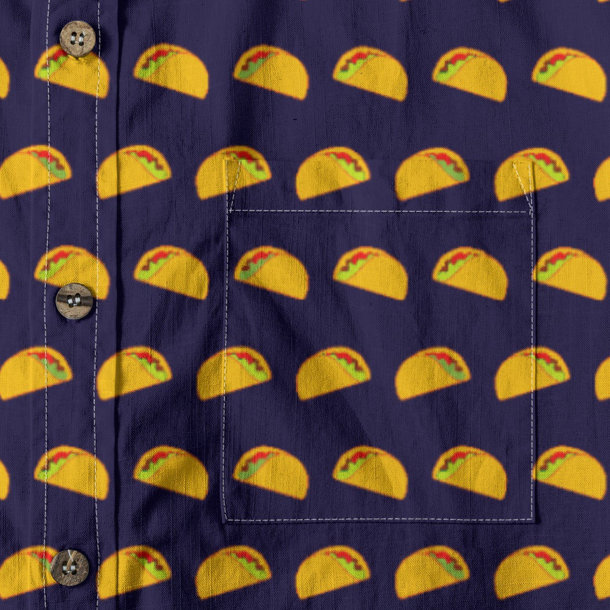 Men's Cotton Button-Up Shirt