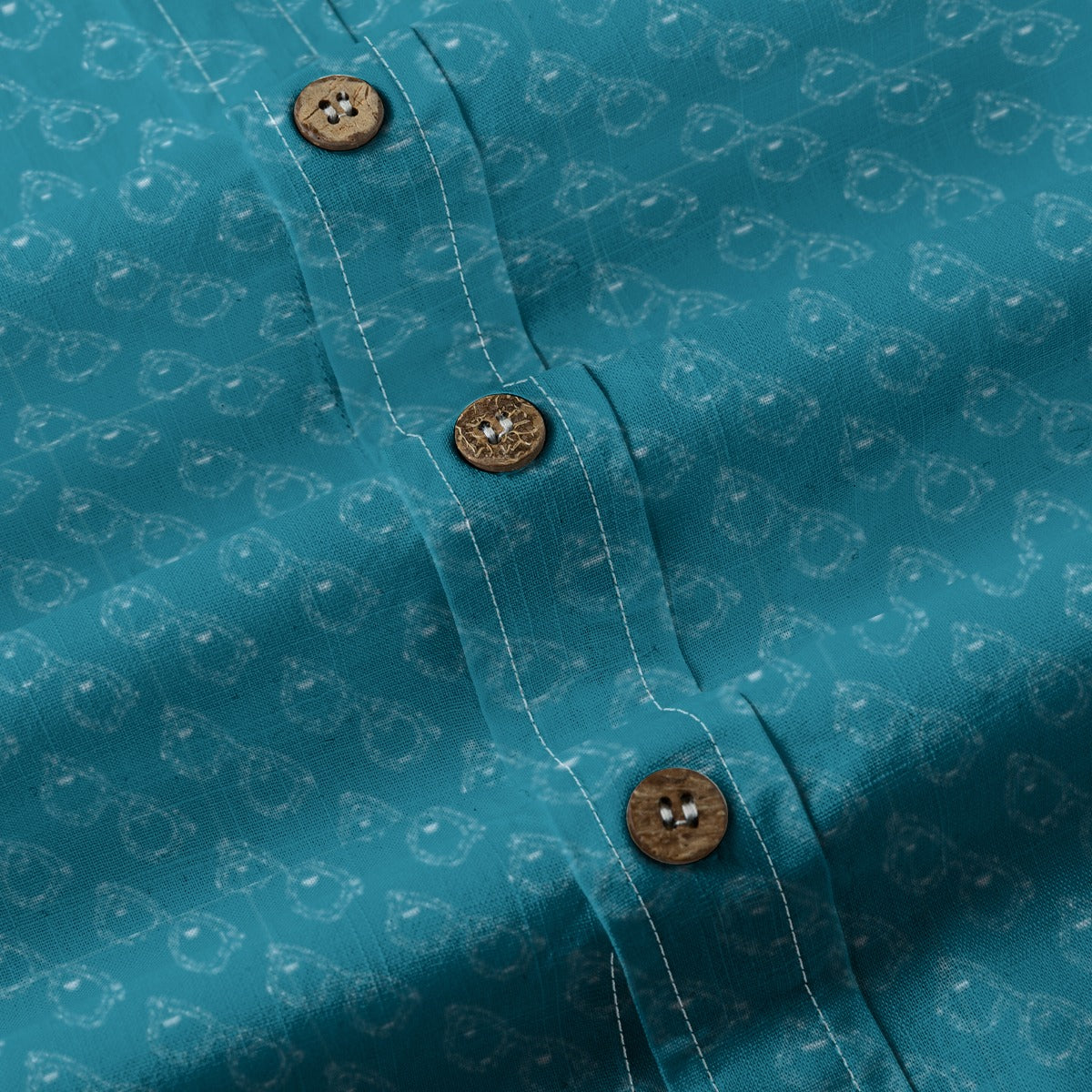 Men's Cotton Button-Up Shirt