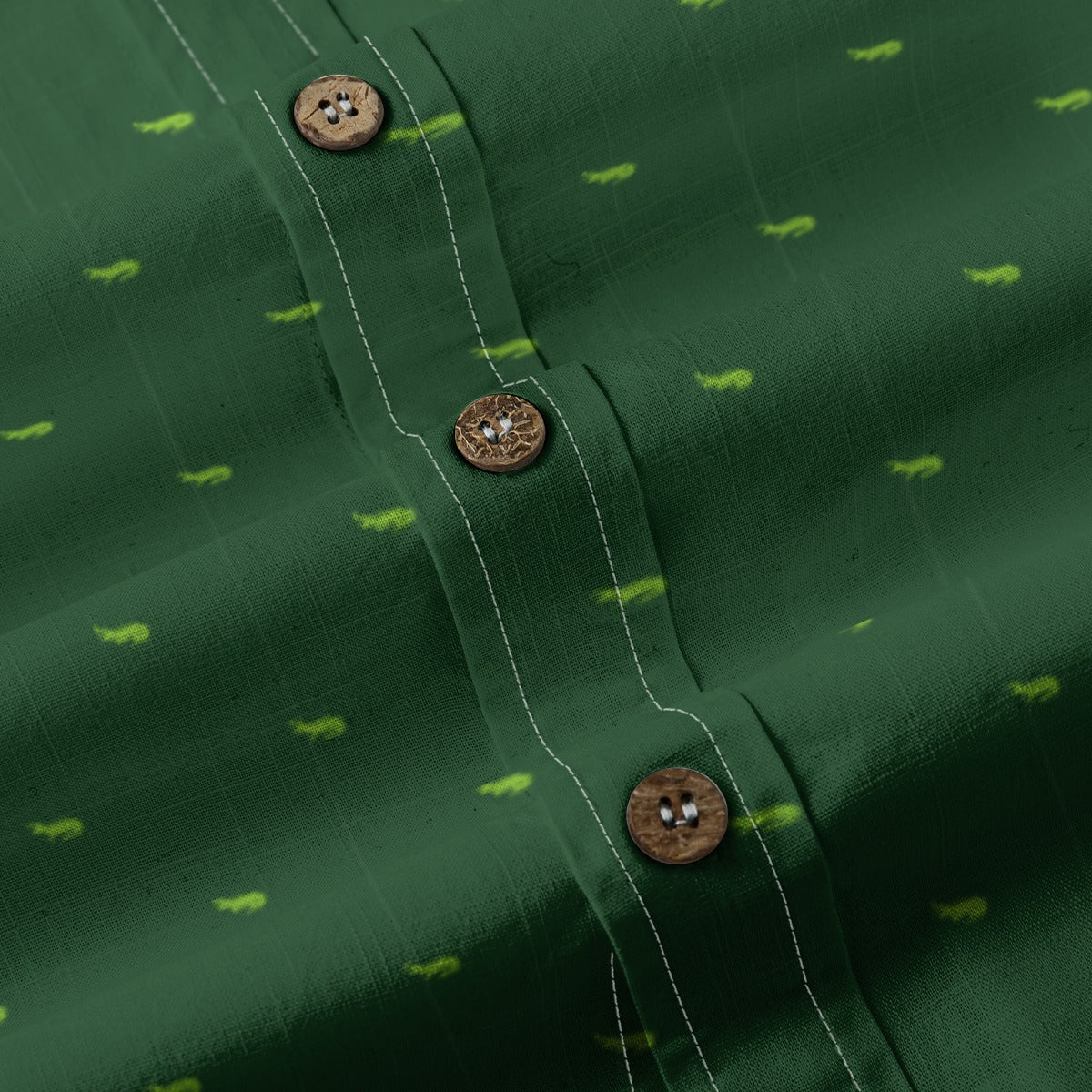 Men's Cotton Button-Up Shirt