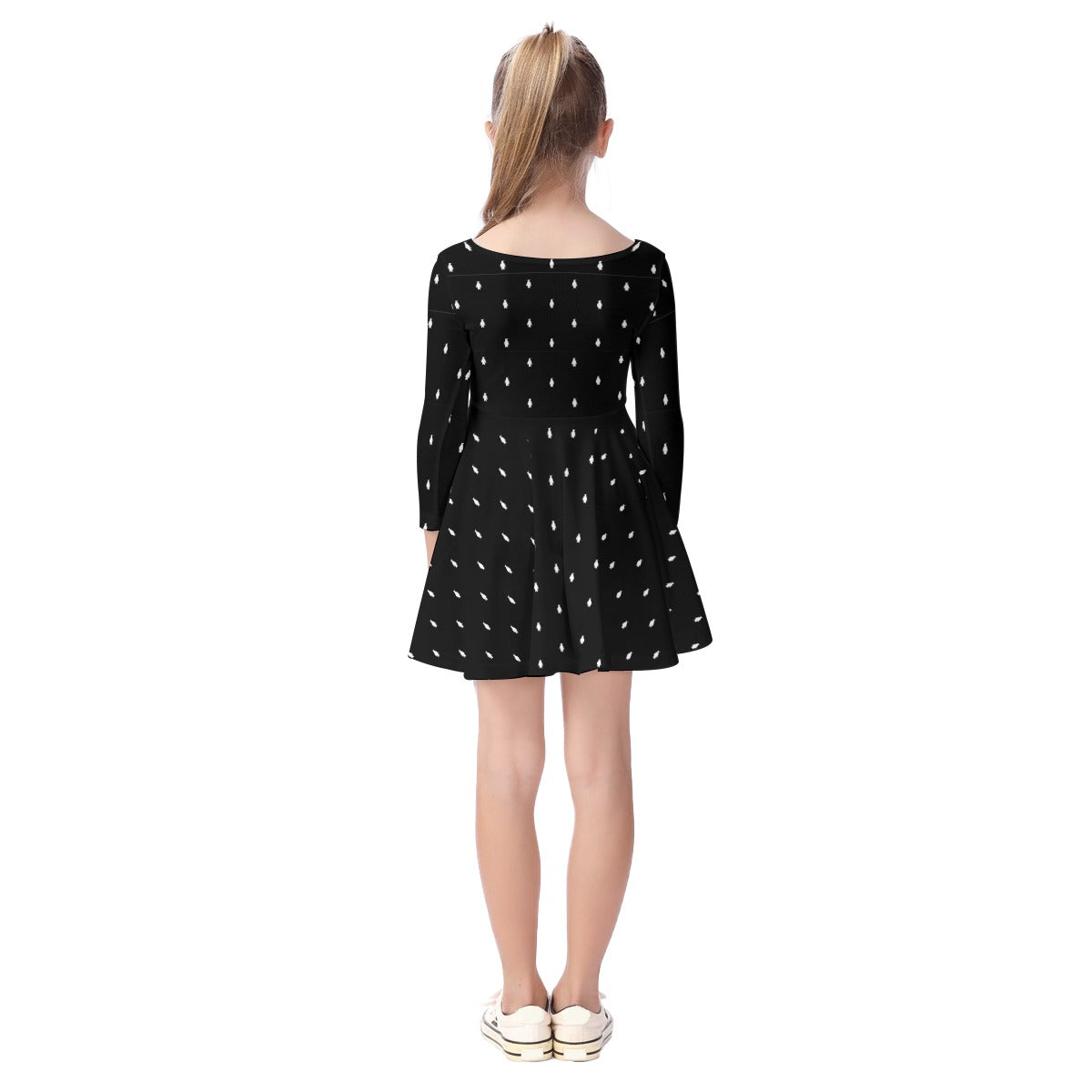 Kids' Long-Sleeve Twirl Dress