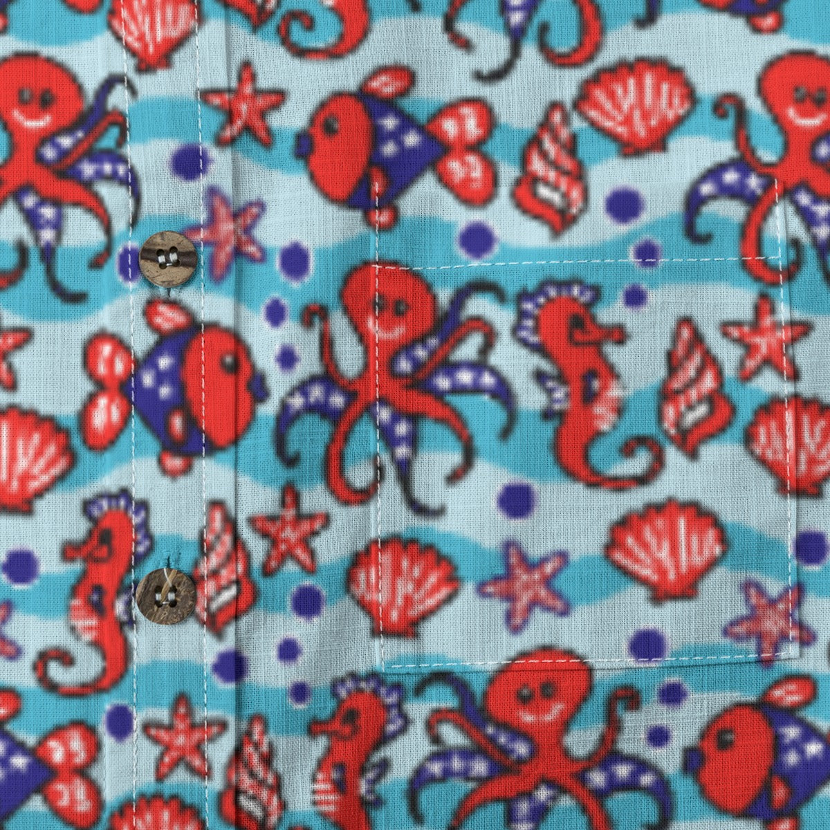 Kids' Cotton Button-Up Shirt