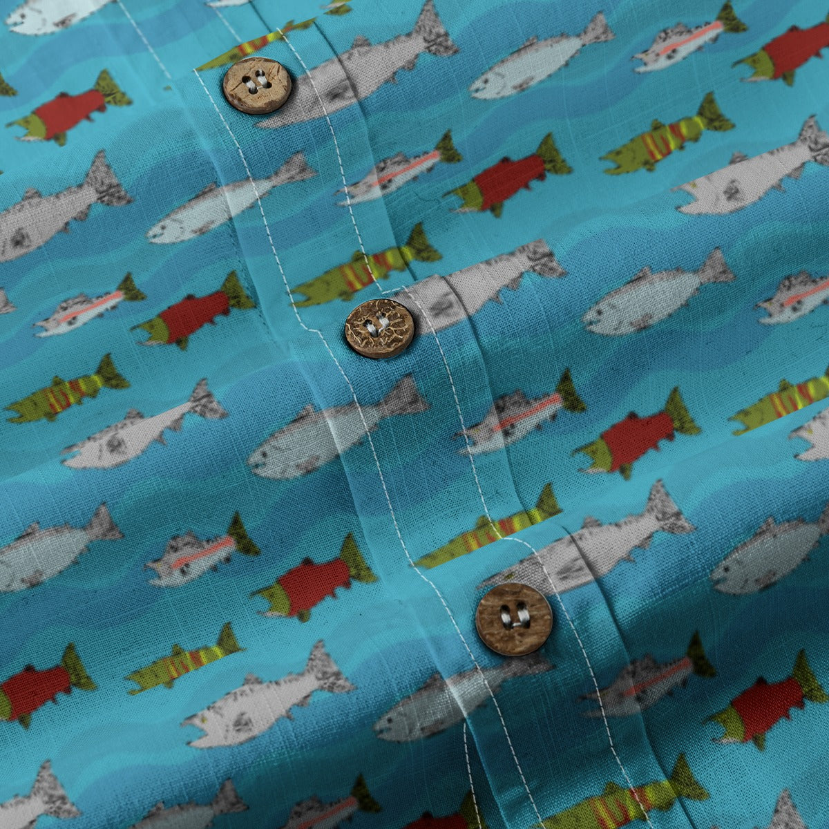 Men's Cotton Button-Up Shirt