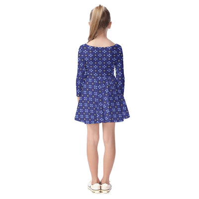 Kids' Long-Sleeve Twirl Dress