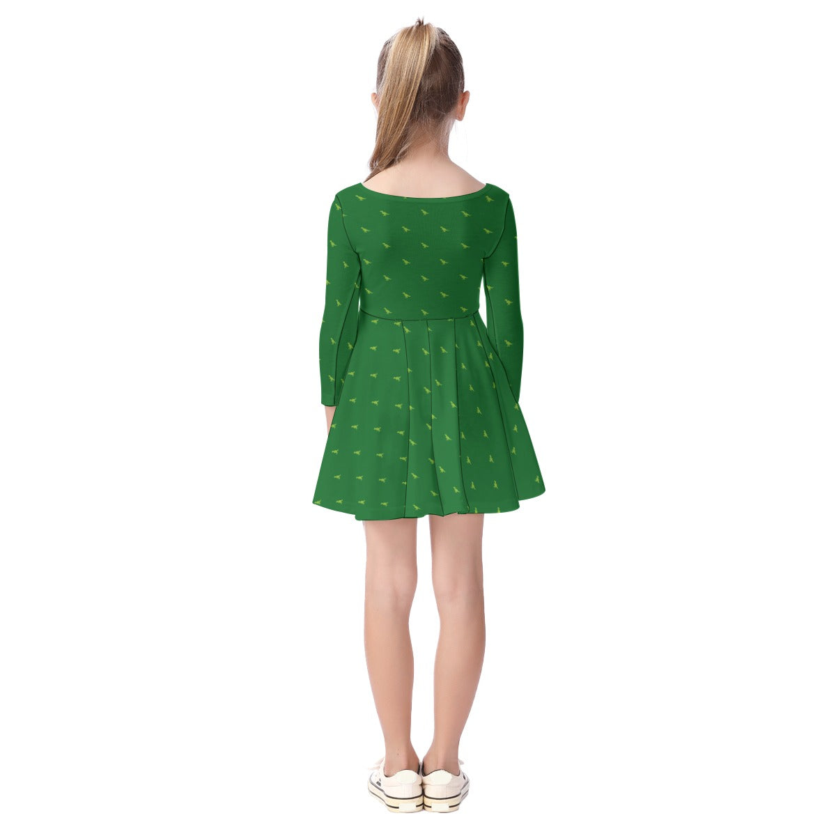 Kids' Long-Sleeve Twirl Dress