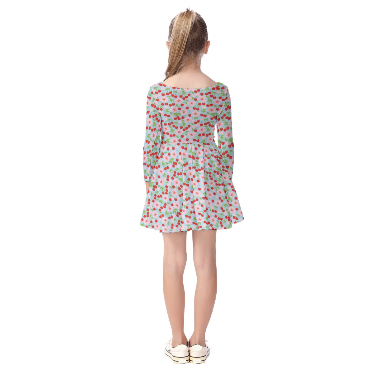 Kids' Long-Sleeve Twirl Dress