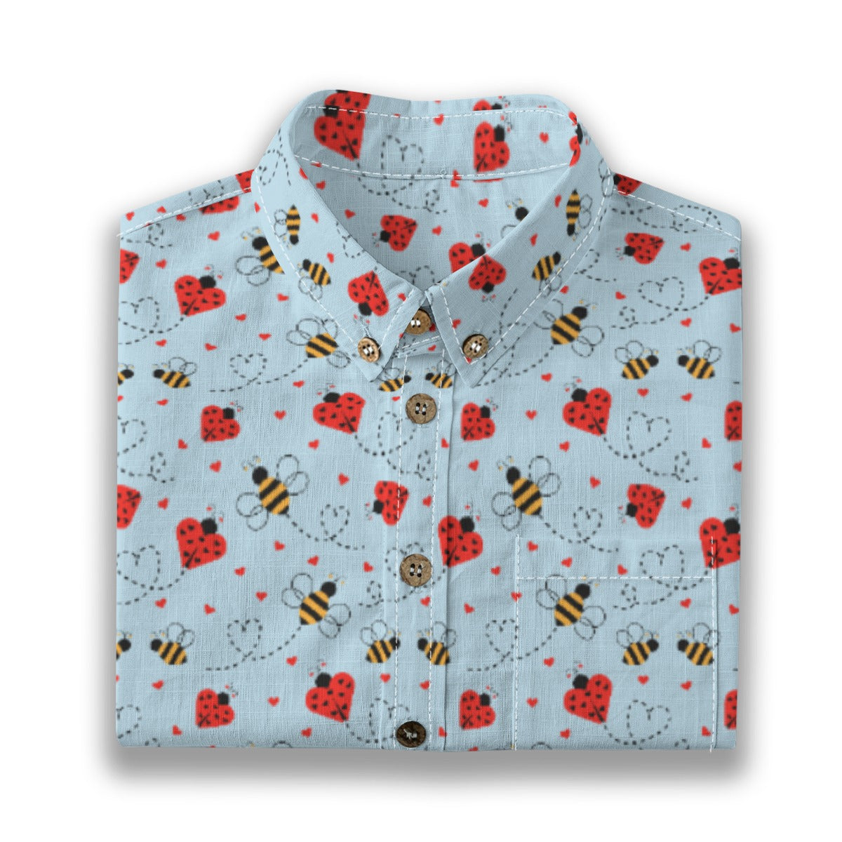 Kids' Cotton Button-Up Shirt