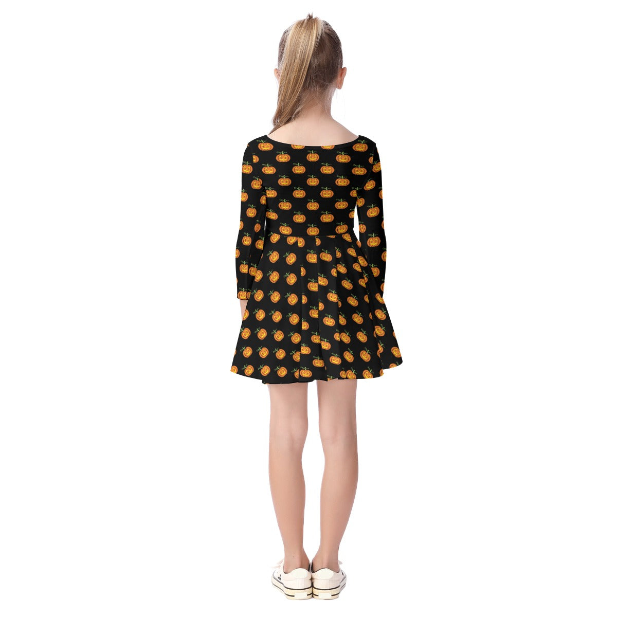 Kids' Long-Sleeve Twirl Dress
