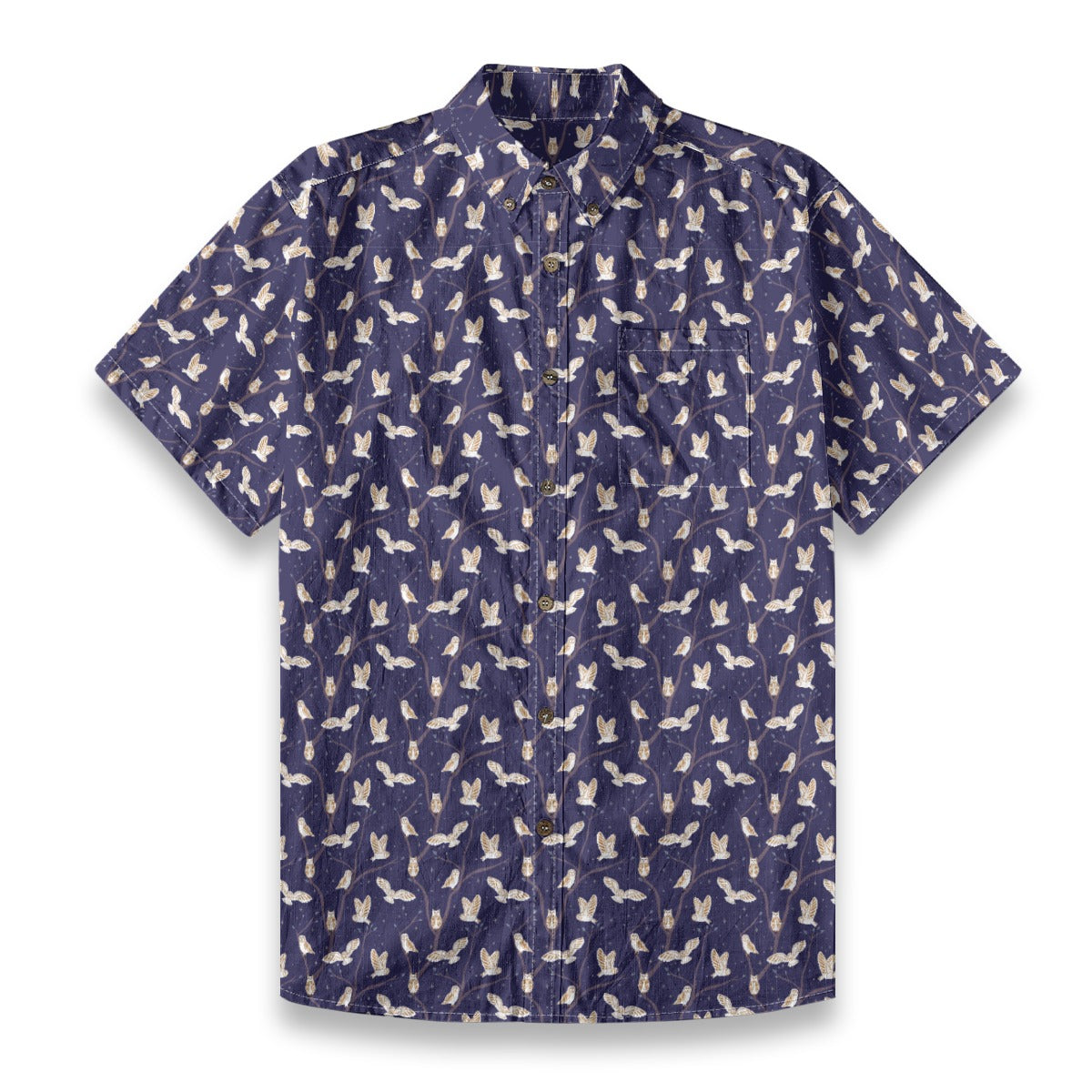 Men's Cotton Button-Up Shirt