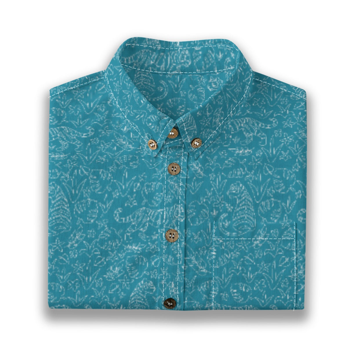 Kids' Cotton Button-Up Shirt