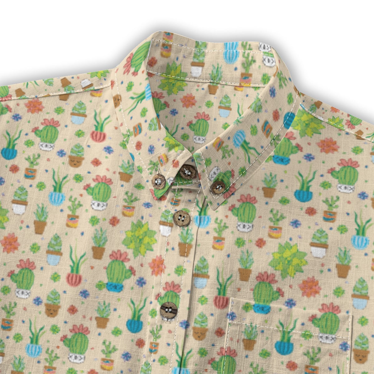 Kids' Cotton Button-Up Shirt