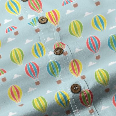 Kids' Cotton Button-Up Shirt