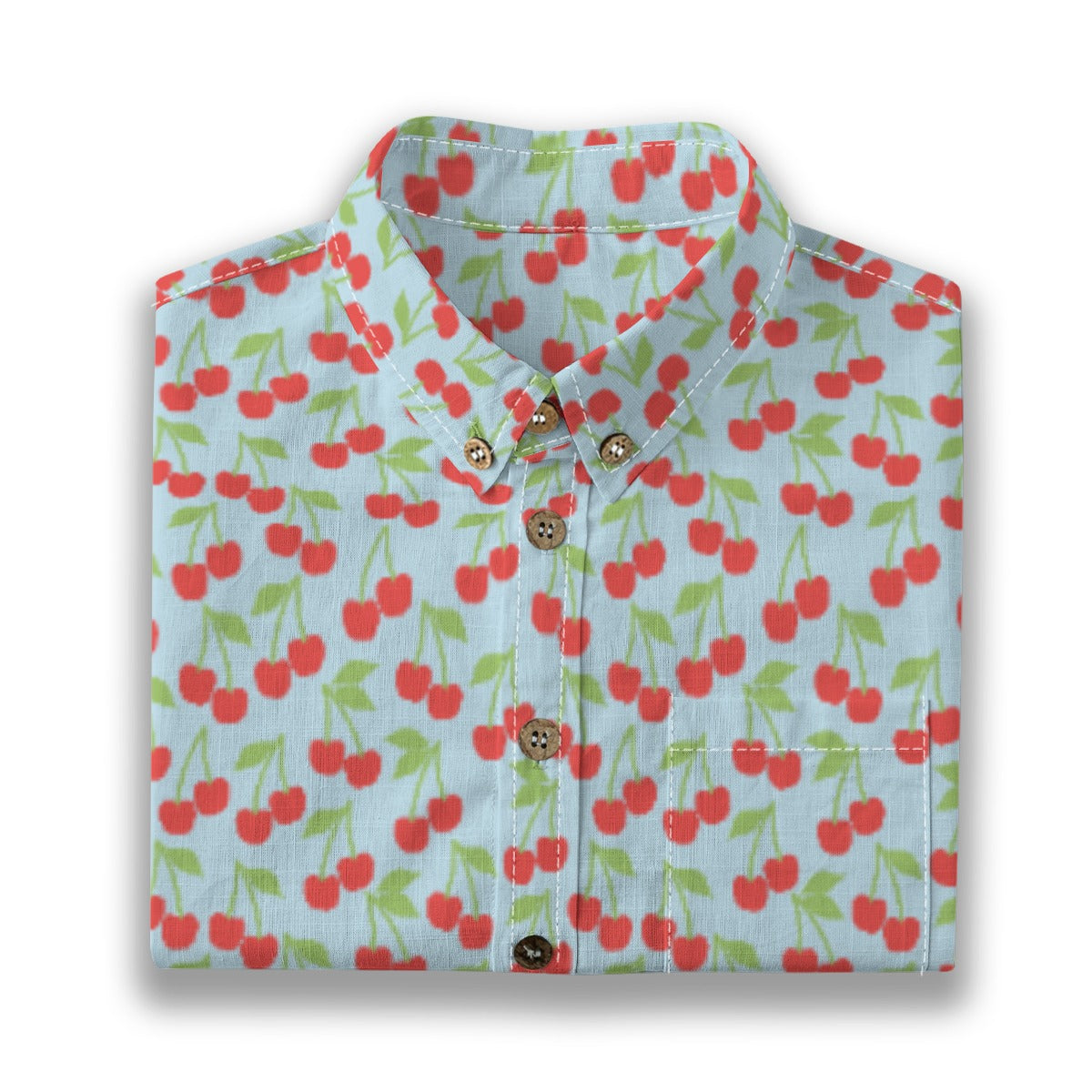 Kids' Cotton Button-Up Shirt