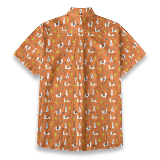 Men's Cotton Button-Up Shirt