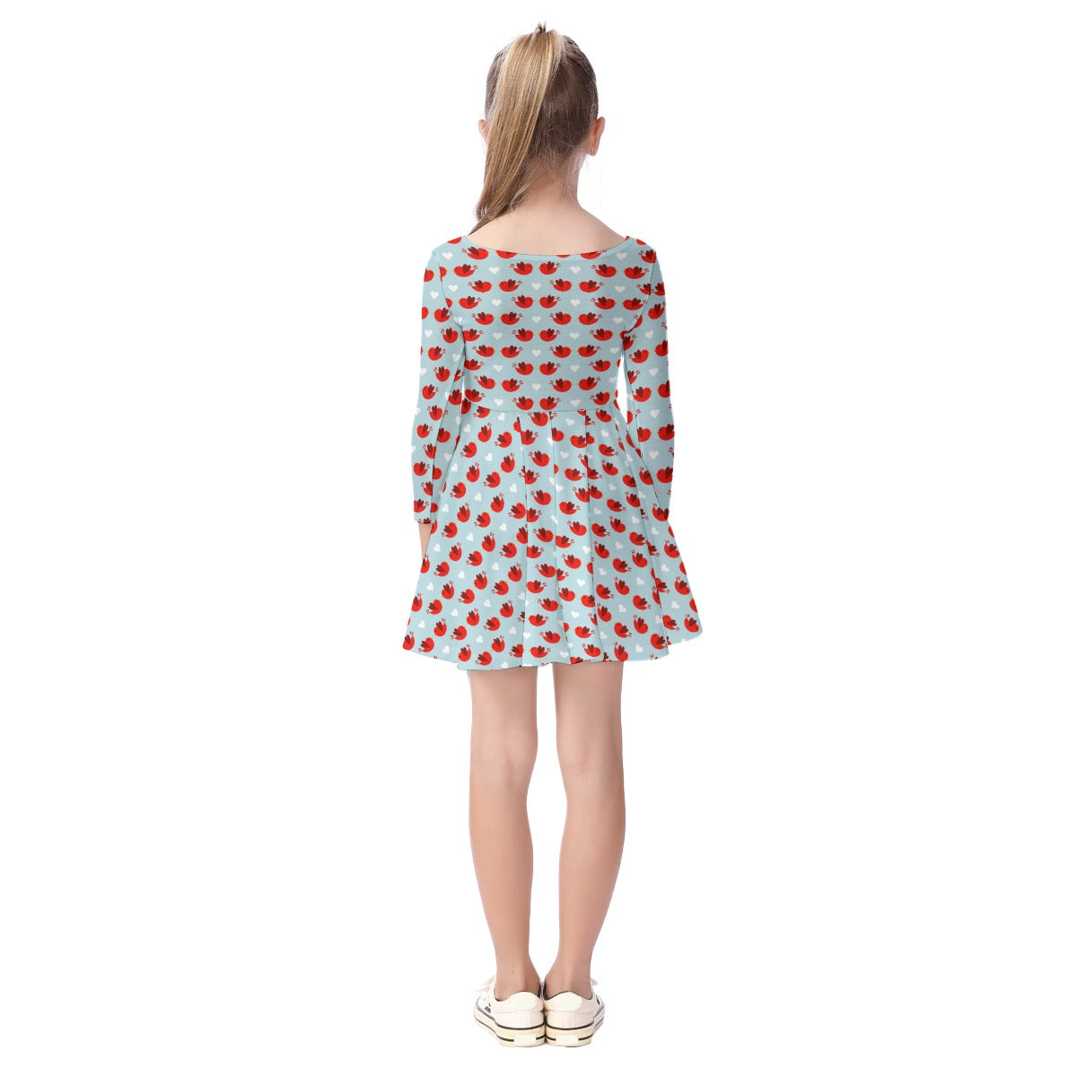 Kids' Long-Sleeve Twirl Dress