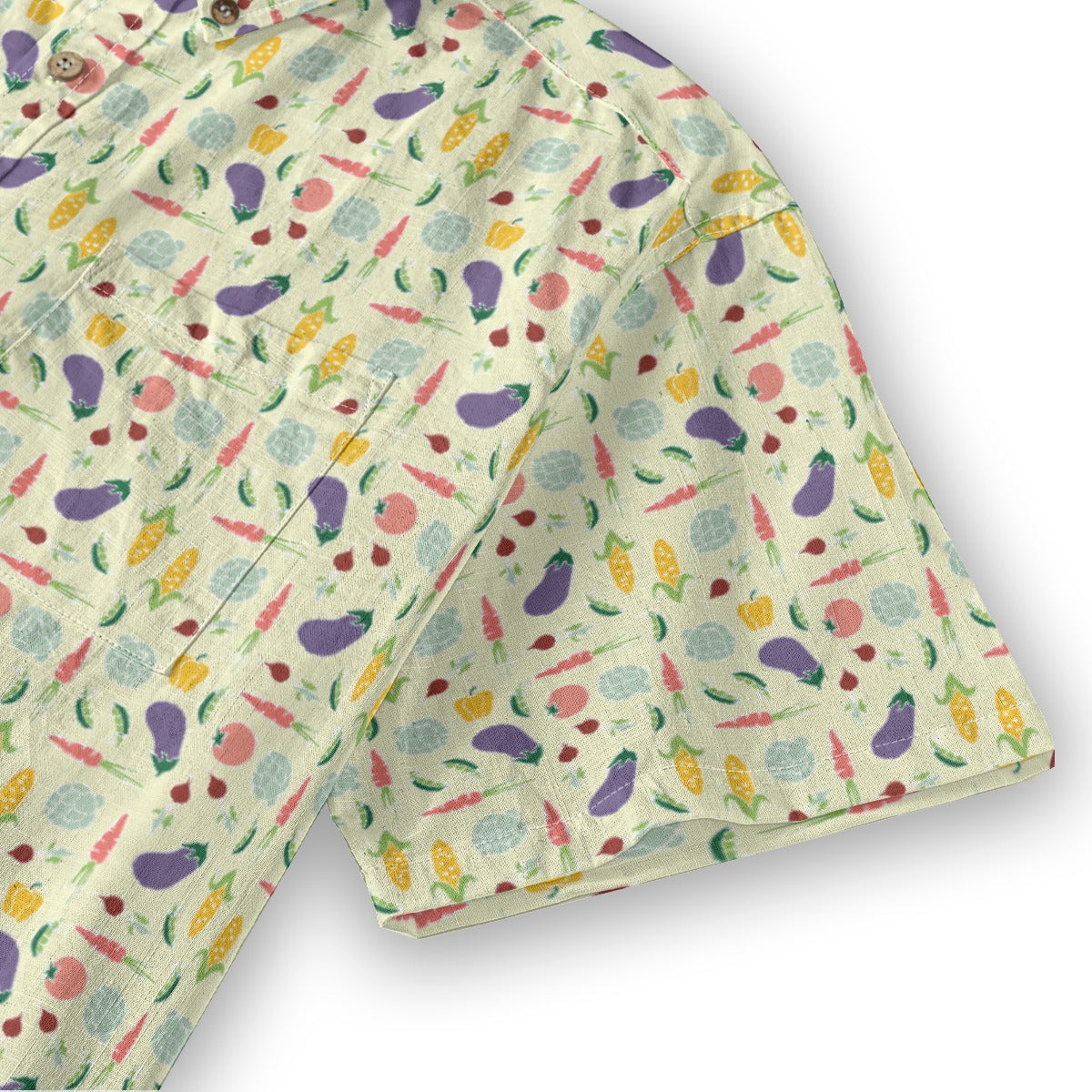 Men's Cotton Button-Up Shirt