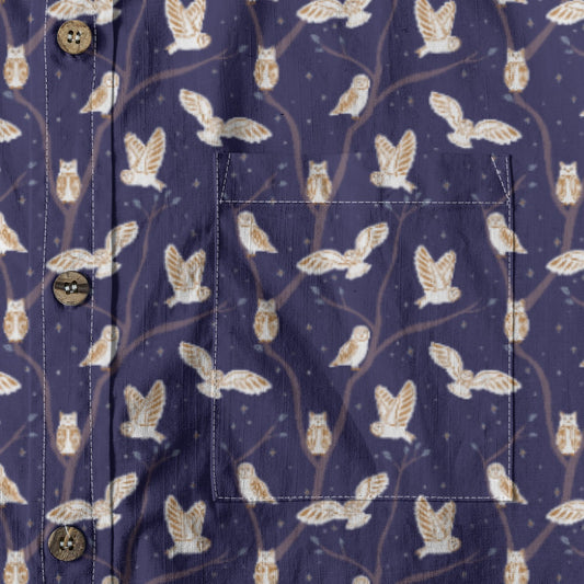 Men's Cotton Button-Up Shirt