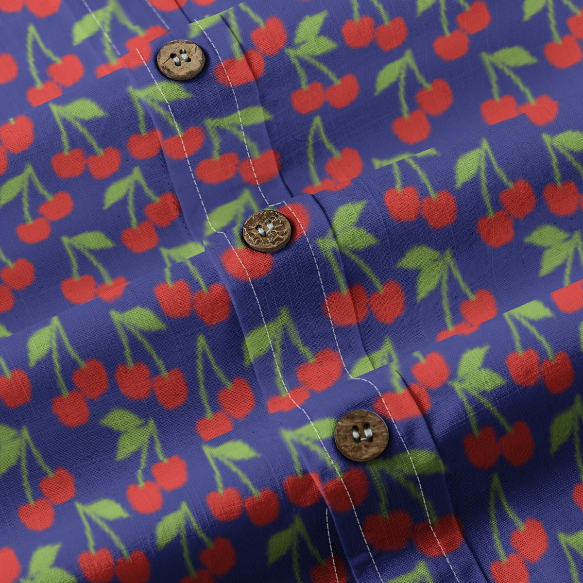 Men's Cotton Button-Up Shirt