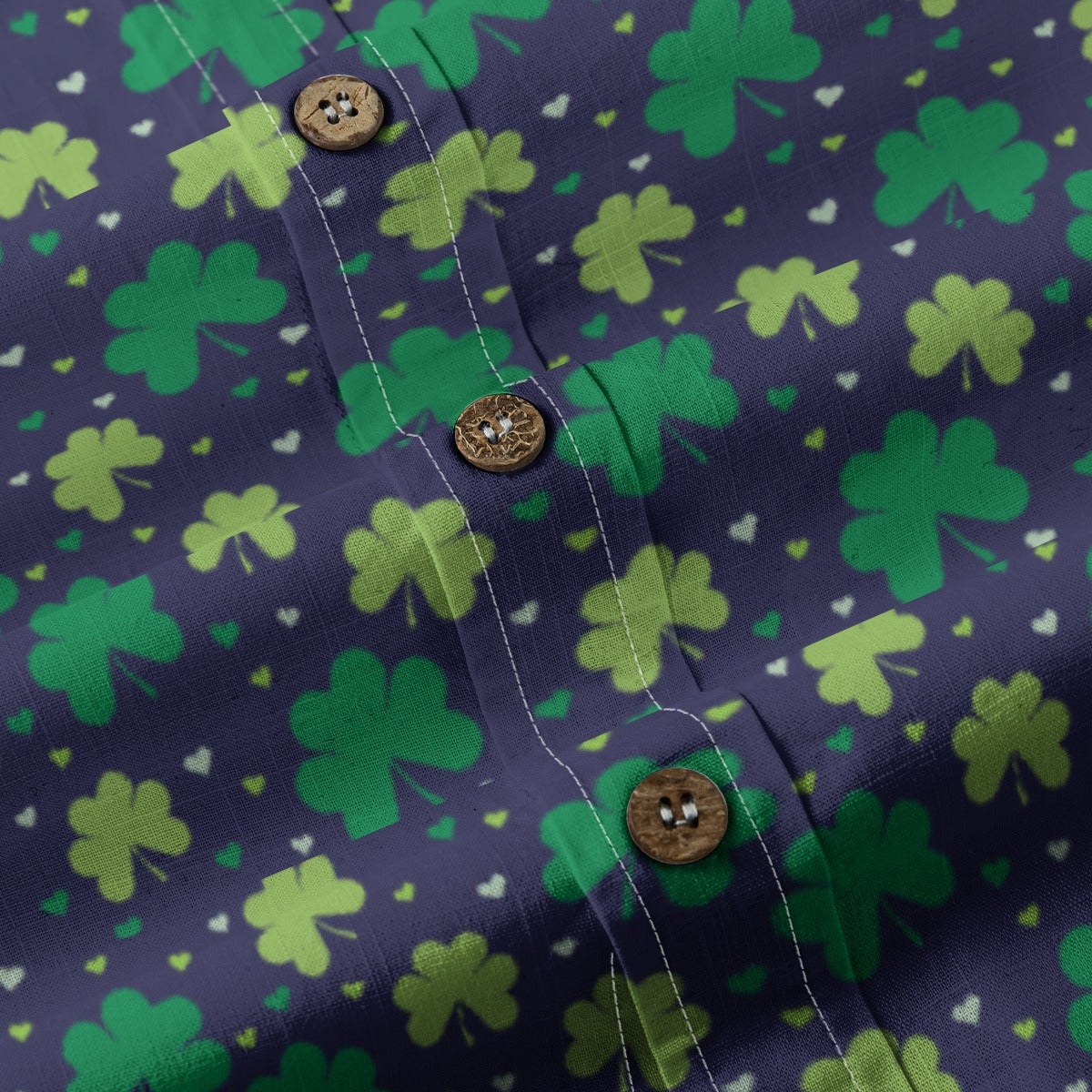 Men's Cotton Button-Up Shirt