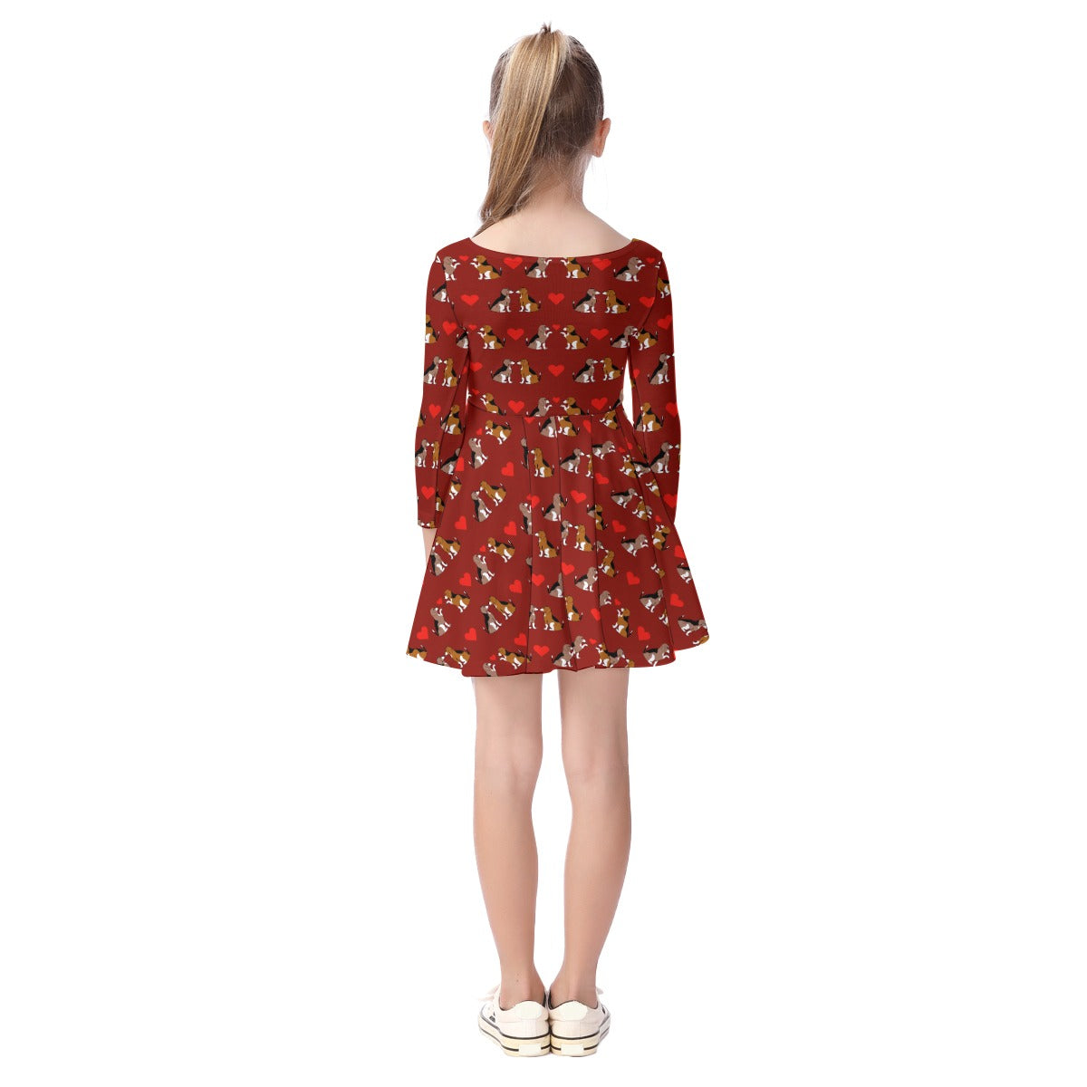 Kids' Long-Sleeve Twirl Dress