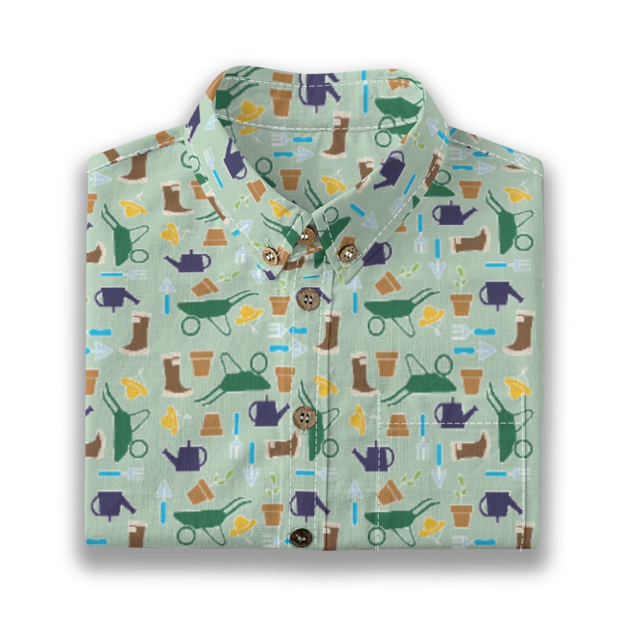 Kids' Cotton Button-Up Shirt