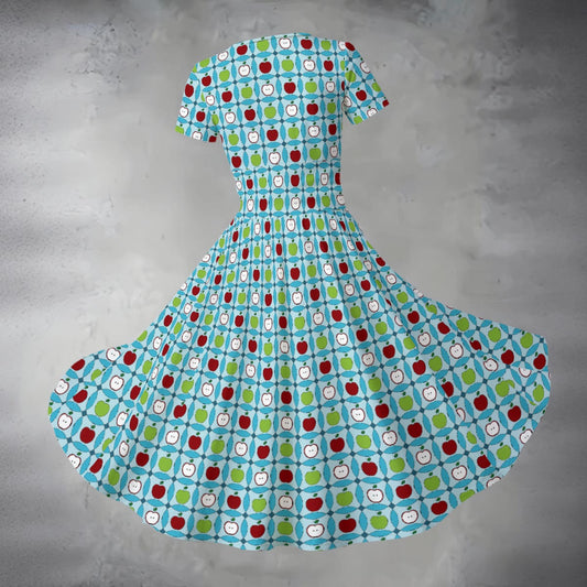 Women's Midi V-Neck Dress