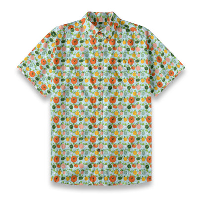 Men's Cotton Button-Up Shirt