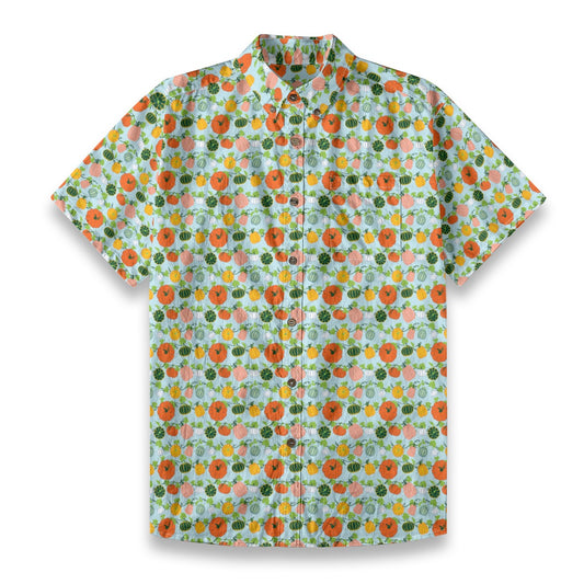 Men's Cotton Button-Up Shirt