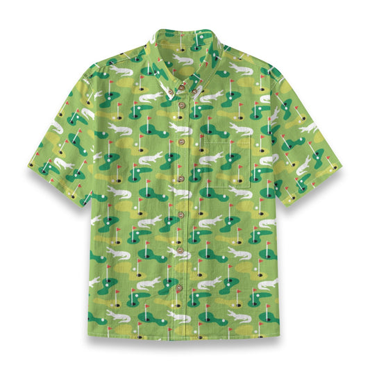 Kids' Cotton Button-Up Shirt