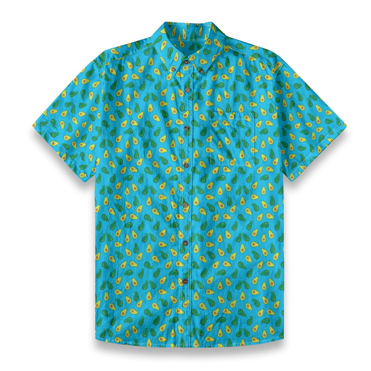 Men's Cotton Button-Up Shirt