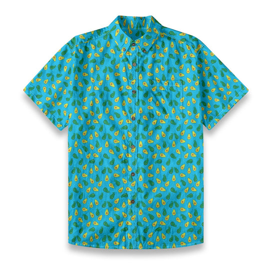 Men's Cotton Button-Up Shirt