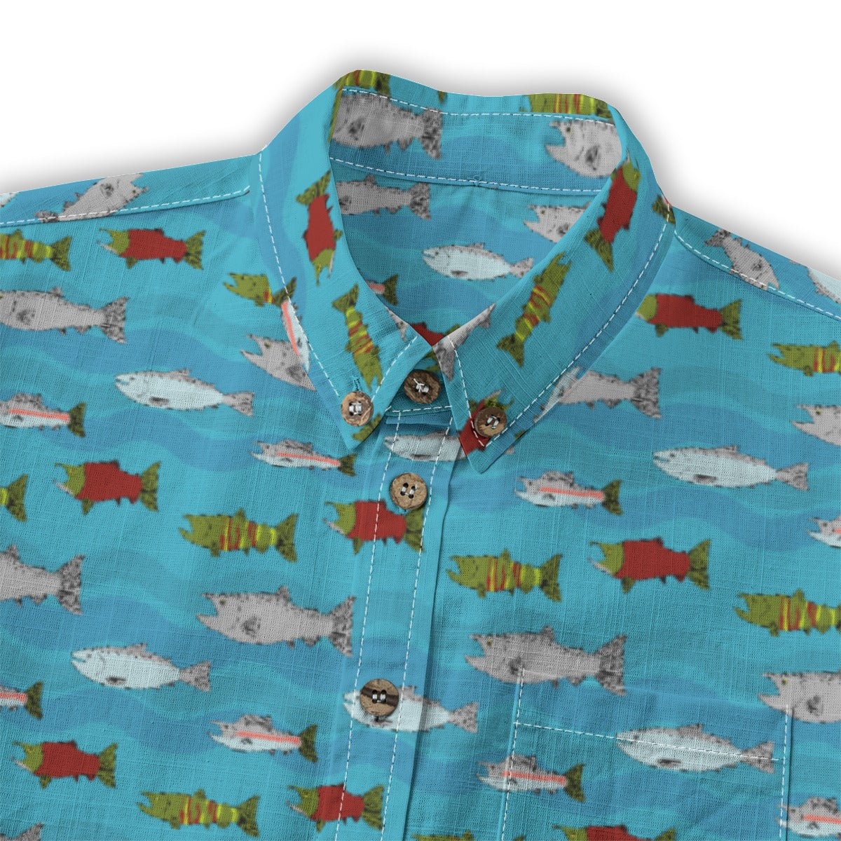 Kids' Cotton Button-Up Shirt