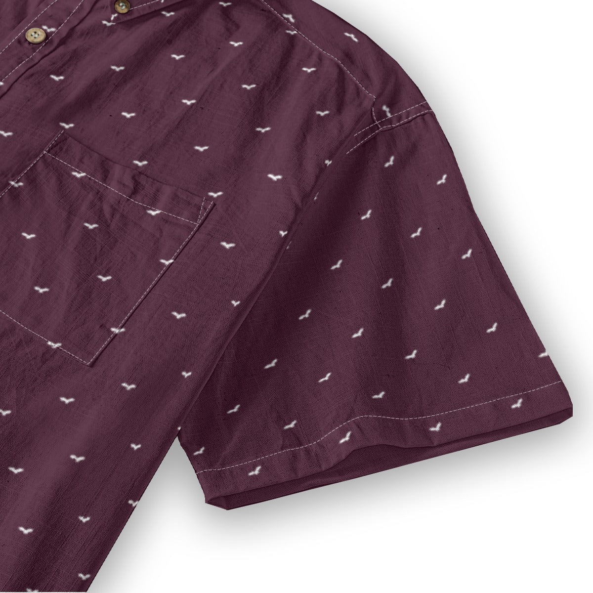 Men's Cotton Button-Up Shirt