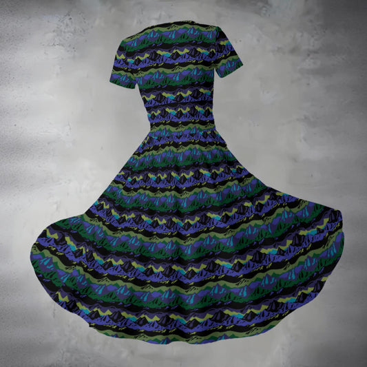 Women's Midi V-Neck Dress