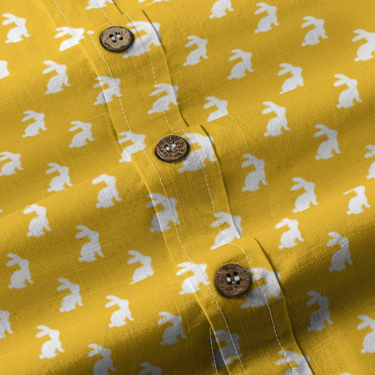 Men's Cotton Button-Up Shirt