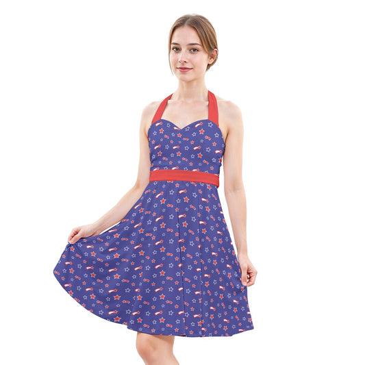 Women's Sweetheart Halter Dress