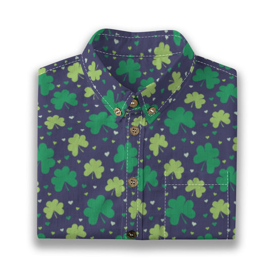 Kids' Cotton Button-Up Shirt