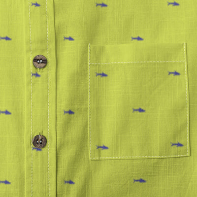 Kids' Cotton Button-Up Shirt
