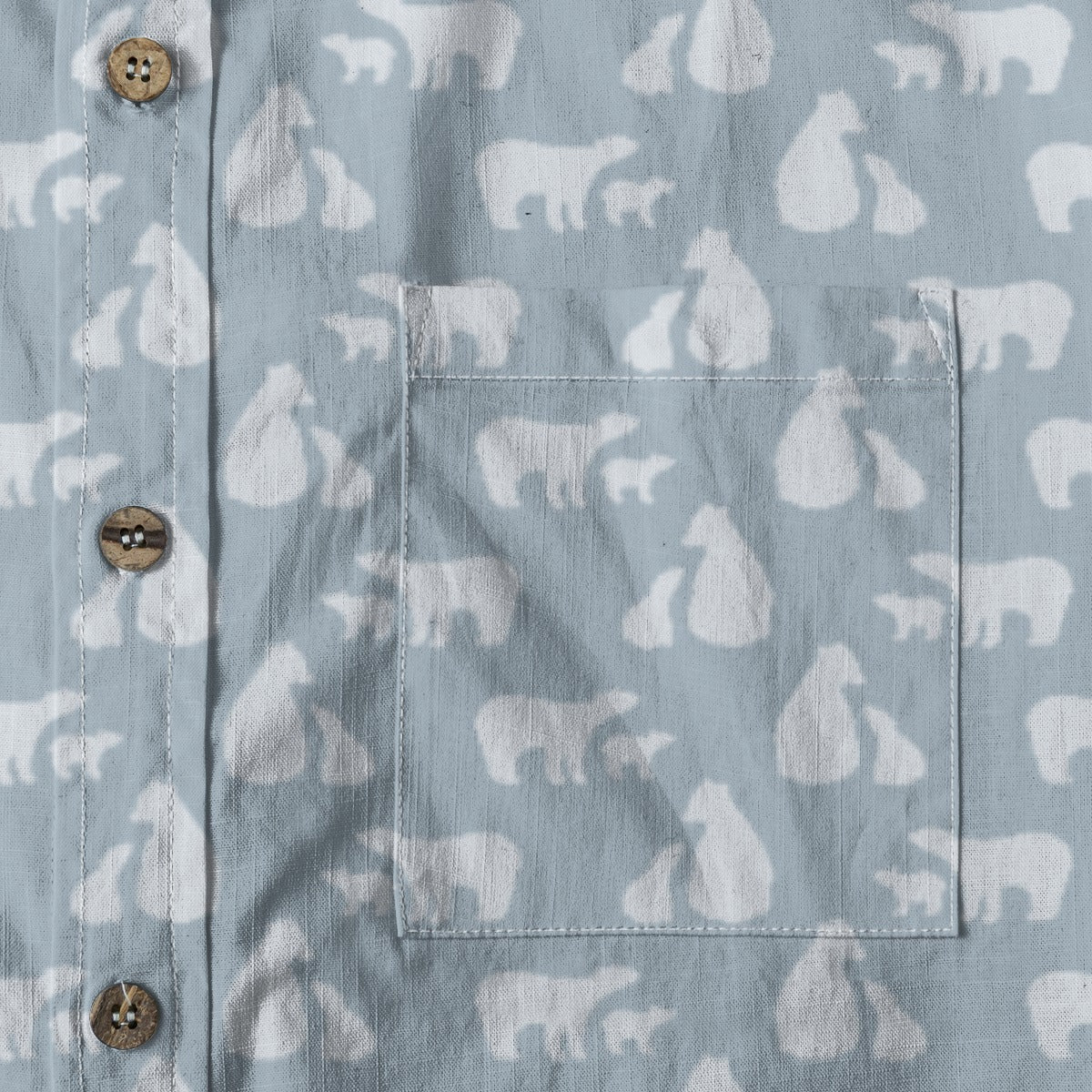 Men's Cotton Button-Up Shirt
